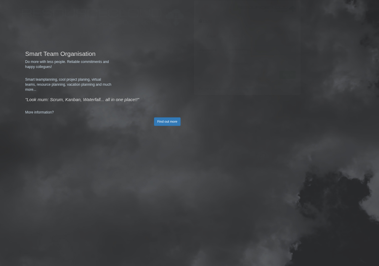 Login page